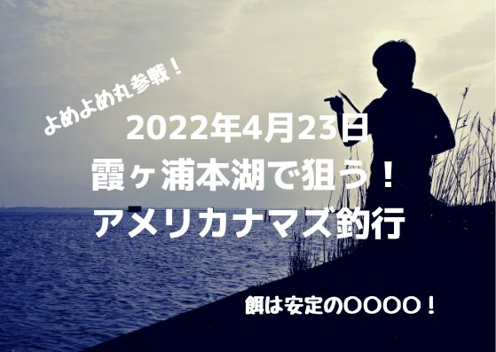 22年4月23日霞ヶ浦アメリカナマズ釣行 つれつれlab